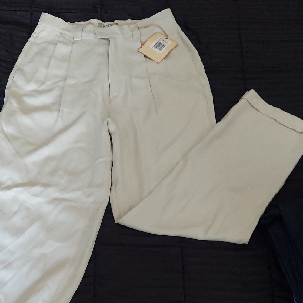 Silk Tommy Bahama Cream Chinos for Women
